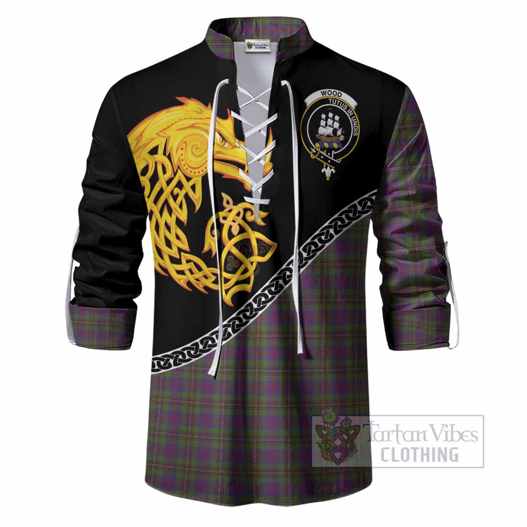 Wood Tartan Crest Ghillie Shirt Legendary Dragon Knot Half Style