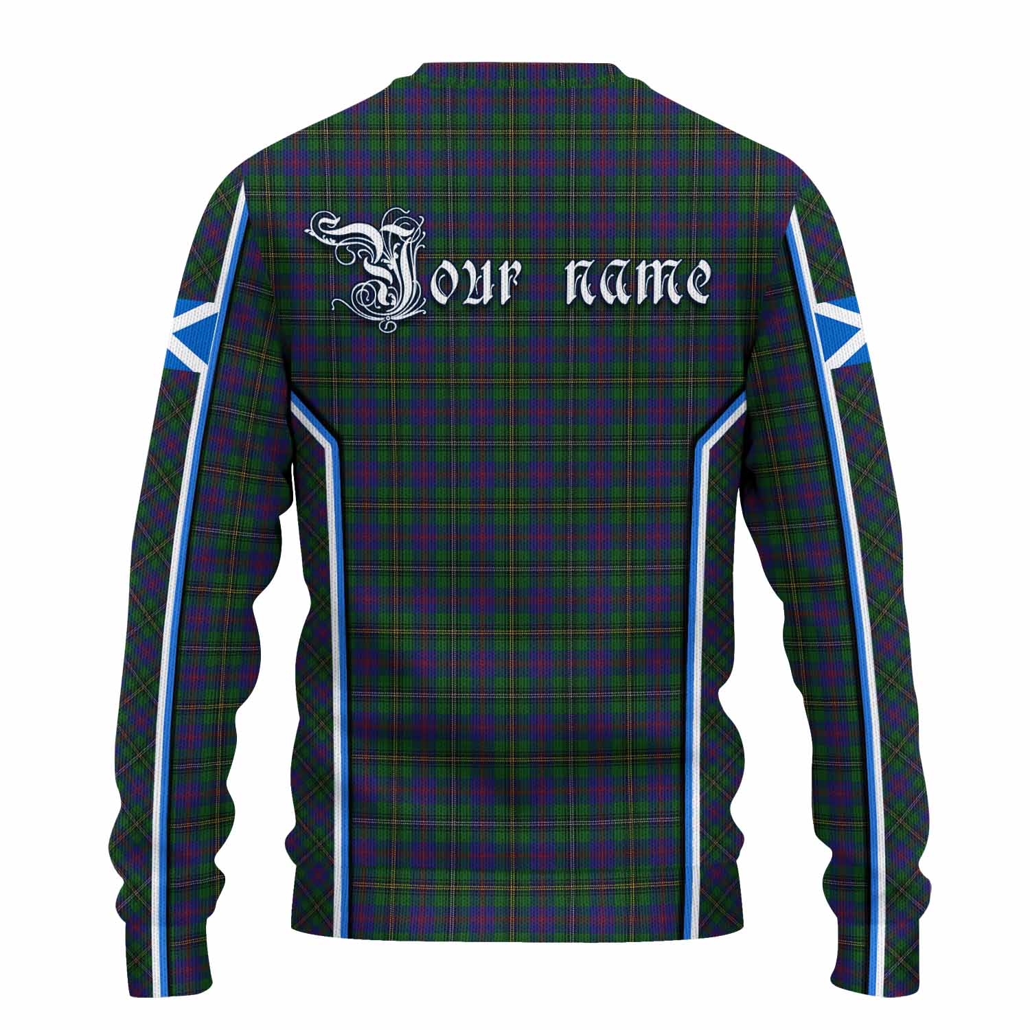 Wood Tartan Crest Knitted Sweater Scotland Coat of Arm Flag Style - Tartan Vibes Clothing