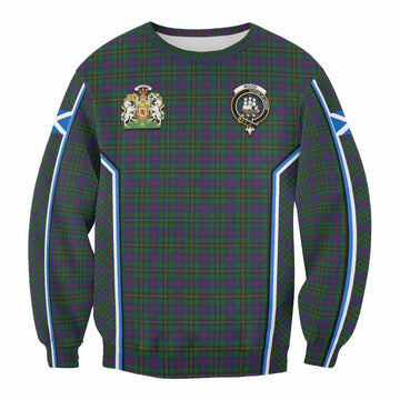 Wood Tartan Crest Sweatshirt Scotland Coat of Arm Flag Style - Tartan Vibes Clothing