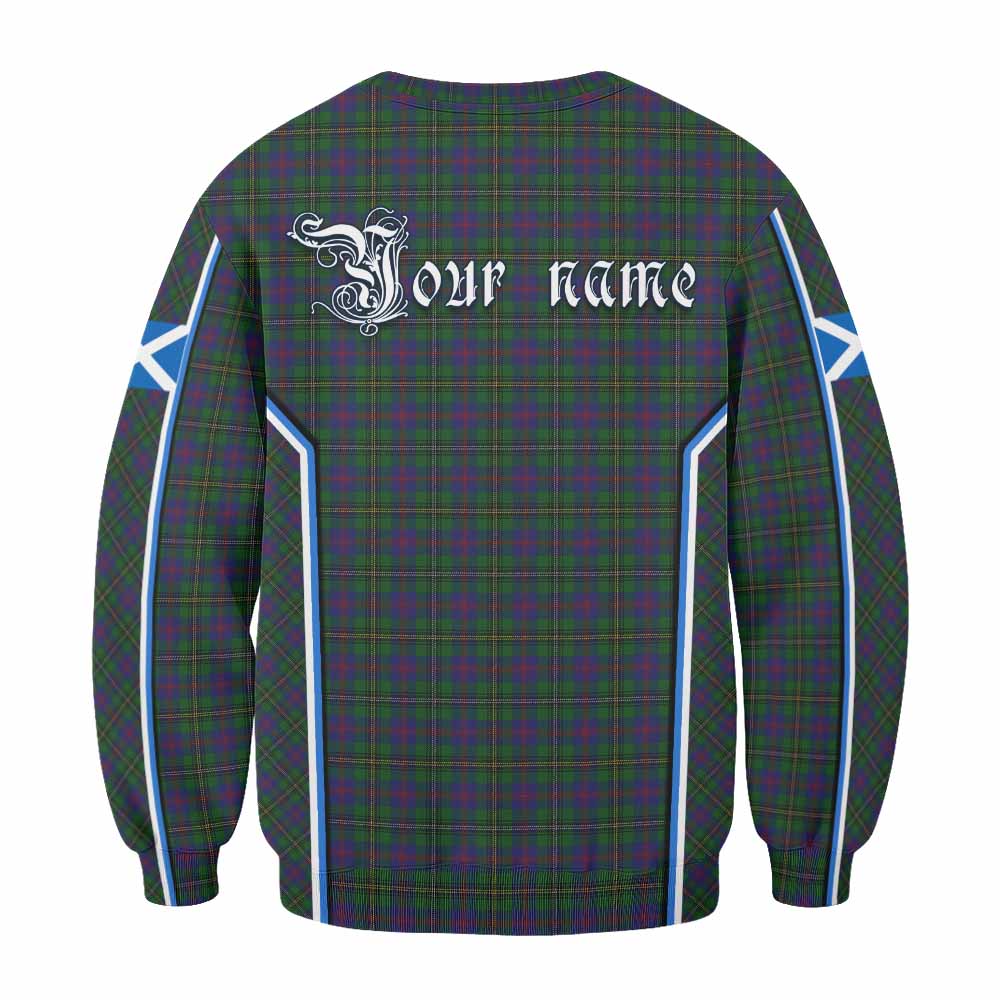 Wood Tartan Crest Sweatshirt Scotland Coat of Arm Flag Style - Tartan Vibes Clothing