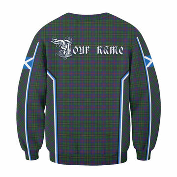 Wood Tartan Crest Sweatshirt Scotland Coat of Arm Flag Style - Tartan Vibes Clothing