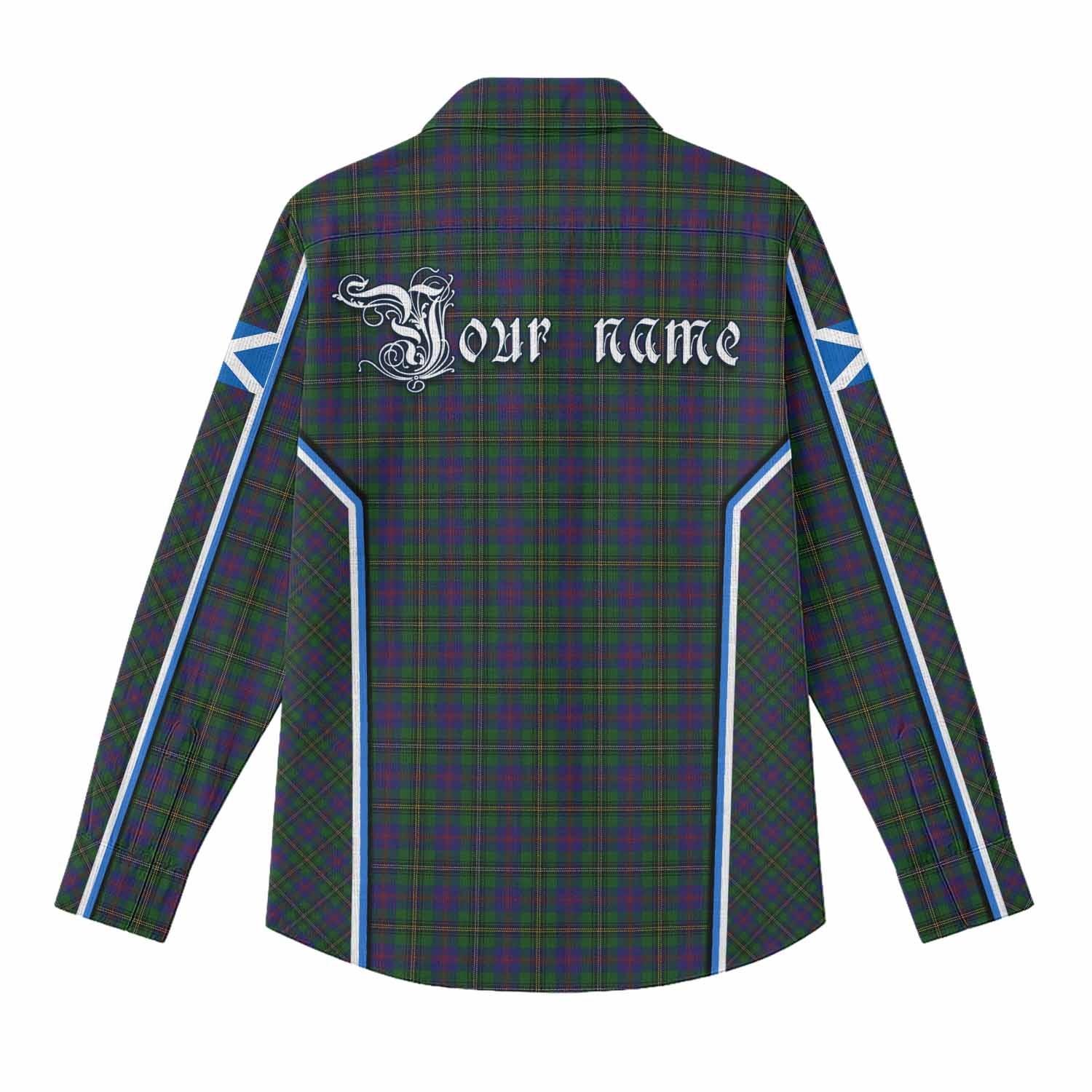 Wood Tartan Crest Women Casual Shirt Scotland Coat of Arm Flag Style - Tartan Vibes Clothing