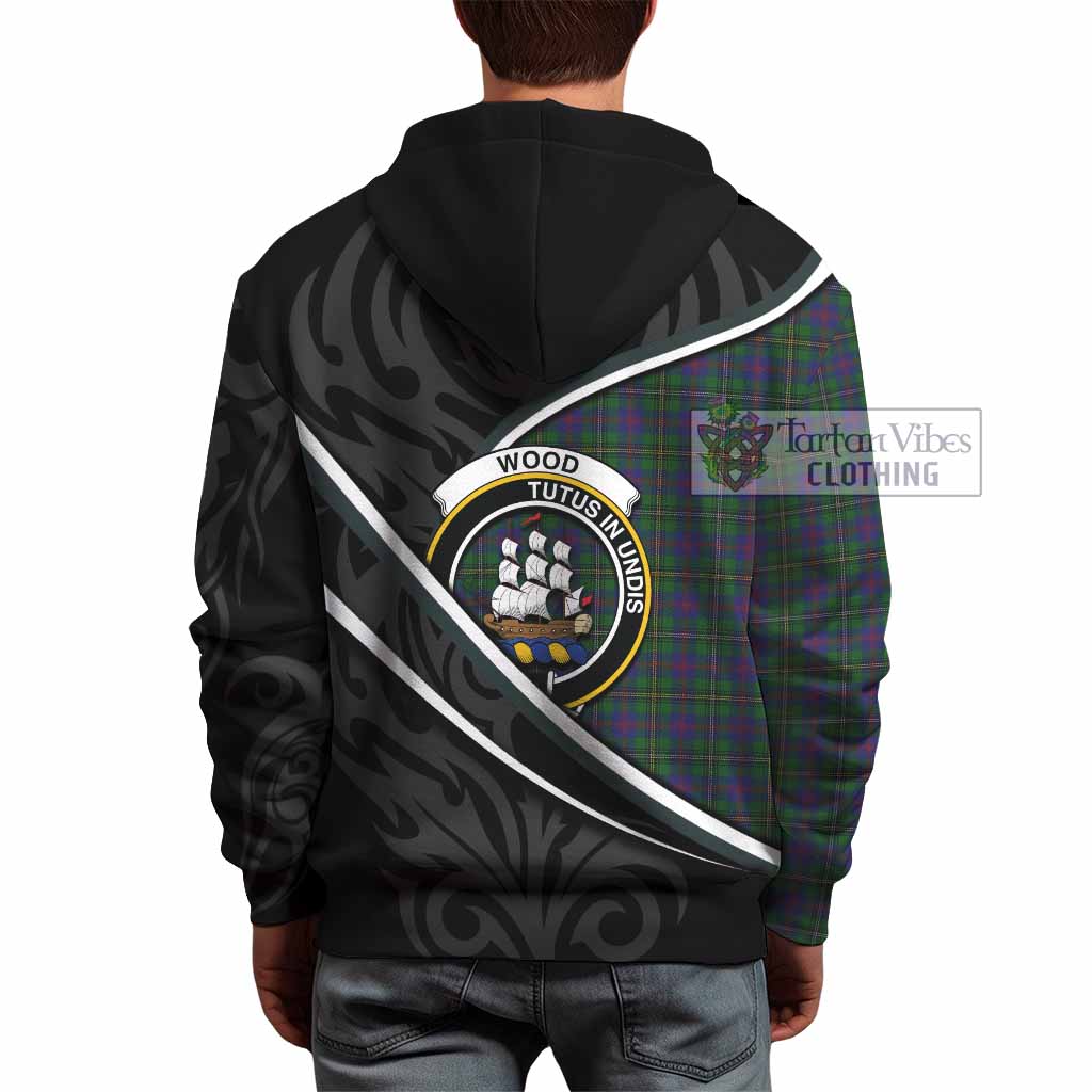 Wood Tartan Family Crest Hoodie Celtic Scottish Thistle Floral - Tartan Vibes Clothing