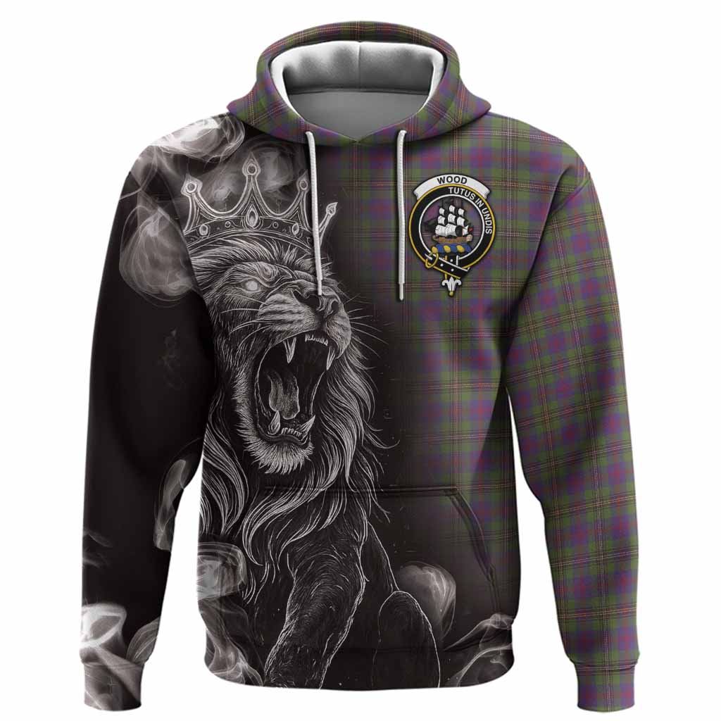 Wood Tartan Hoodie Roaring Lion Heritage