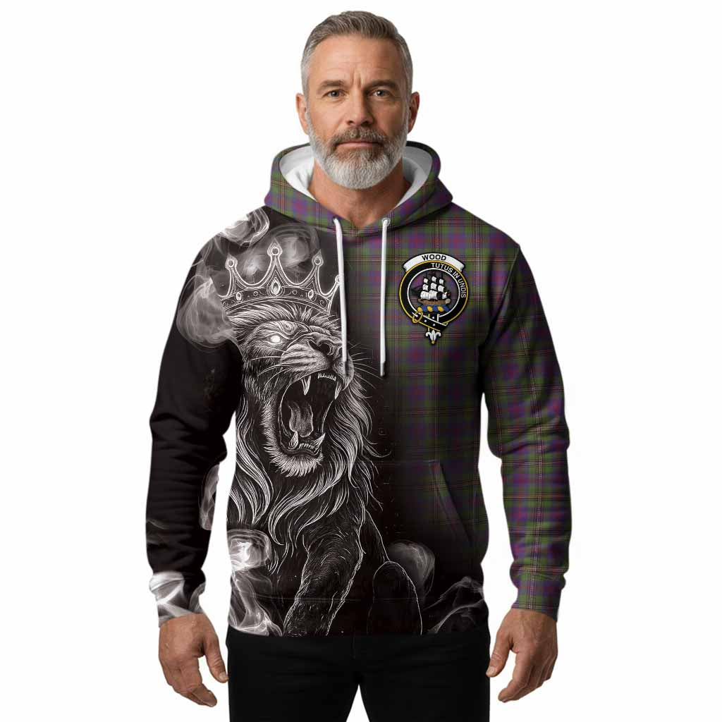 Wood Tartan Hoodie Roaring Lion Heritage