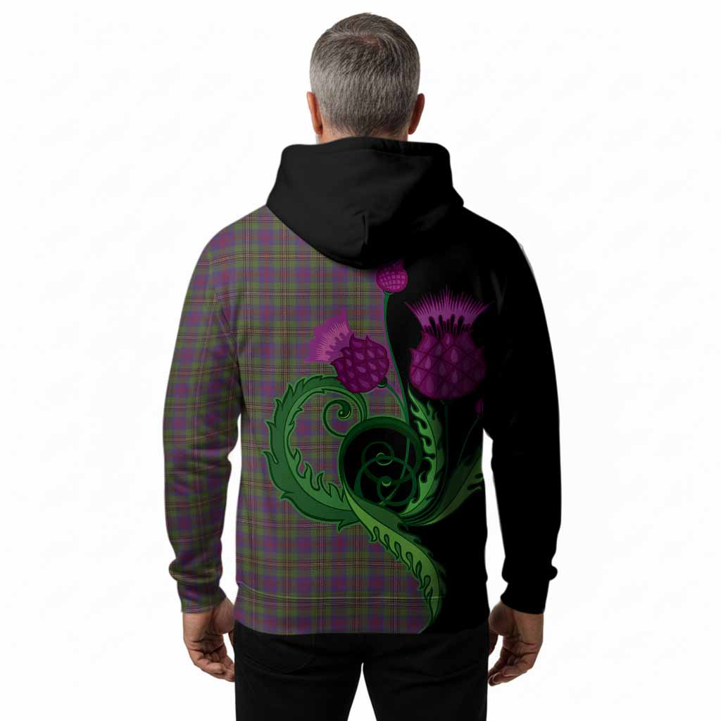 Wood Tartan Hoodie Traditional Scottish Thistle