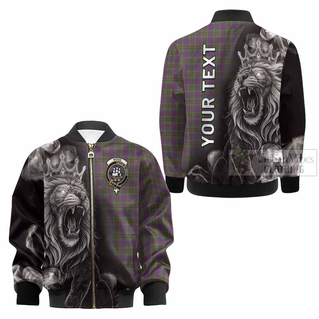 Wood Tartan Kid Bomber Jacket Roaring Lion Heritage