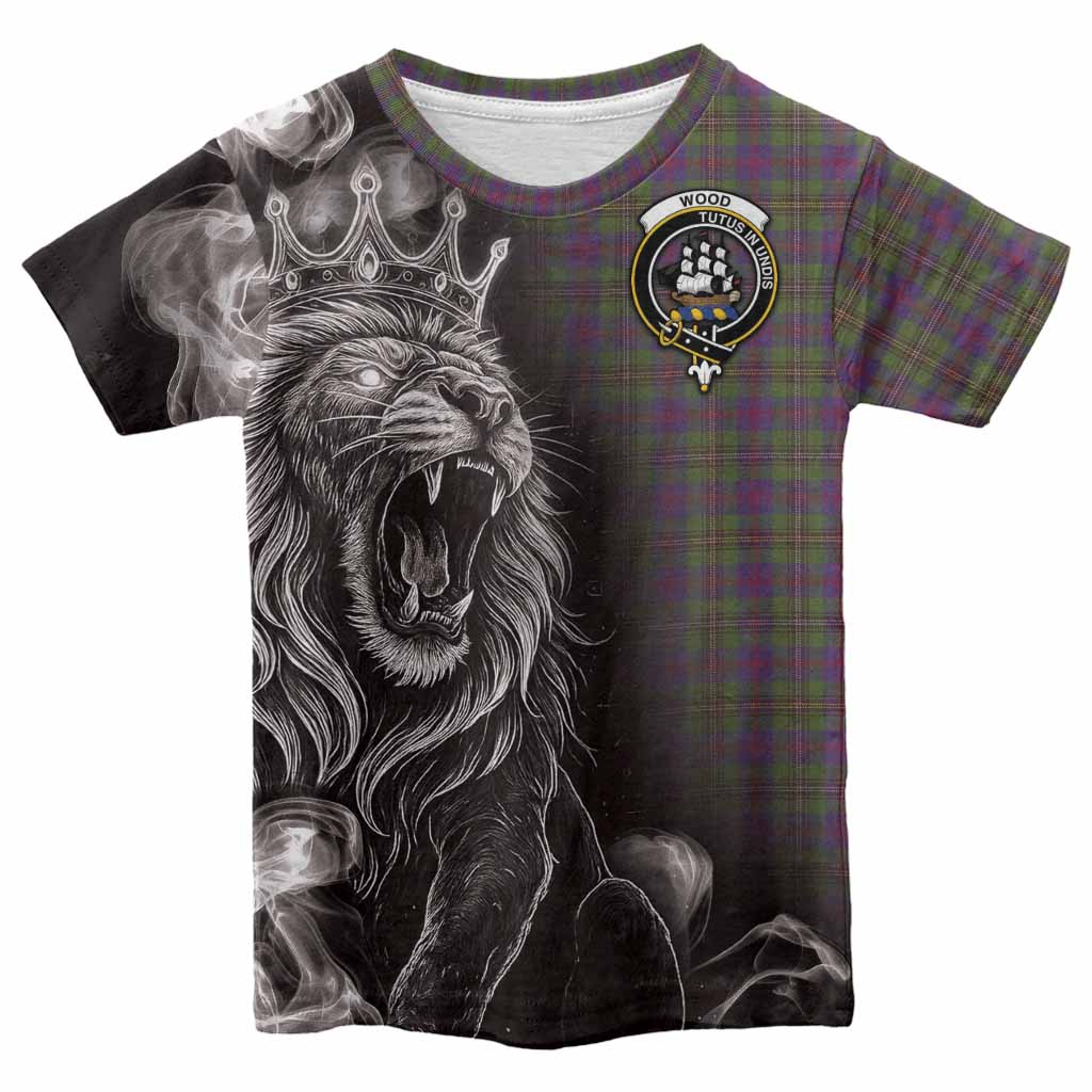 Wood Tartan Kid T-shirt Roaring Lion Heritage