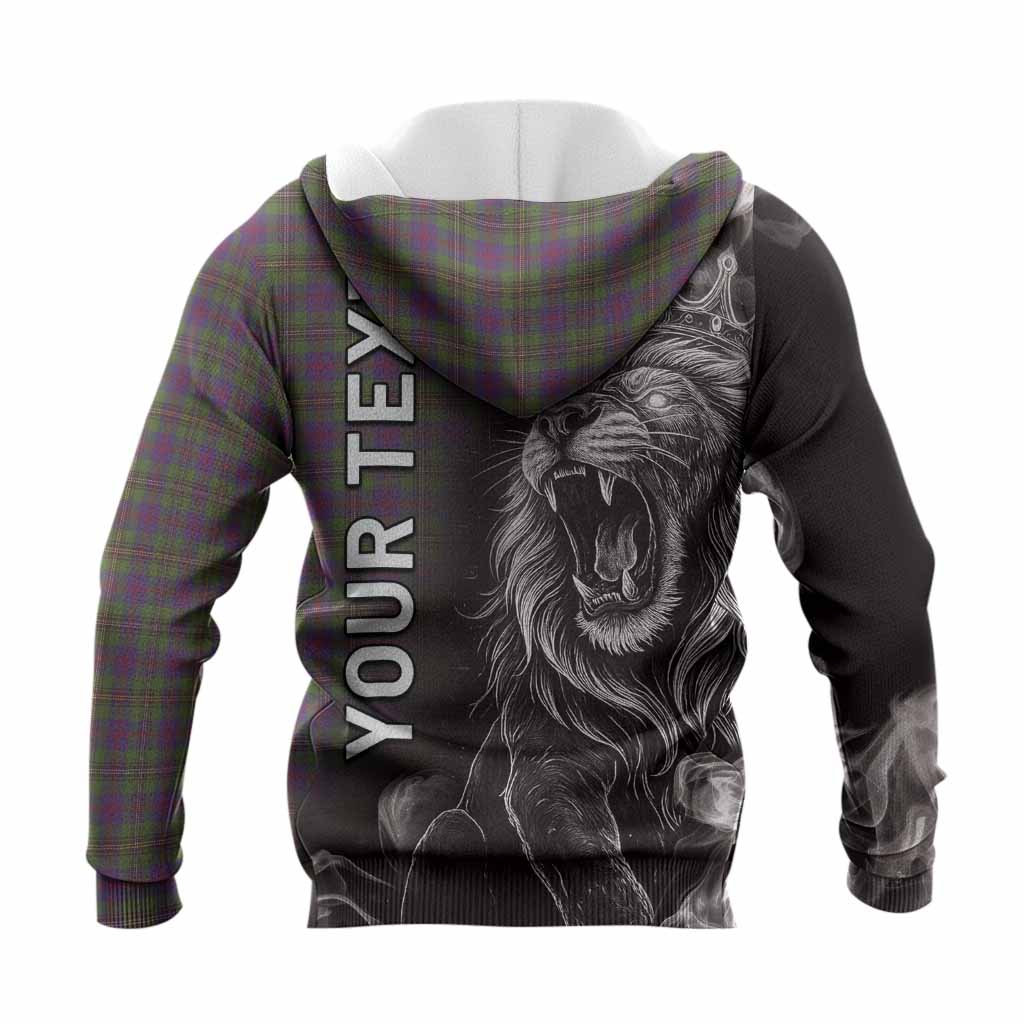 Wood Tartan Knitted Hoodie Roaring Lion Heritage