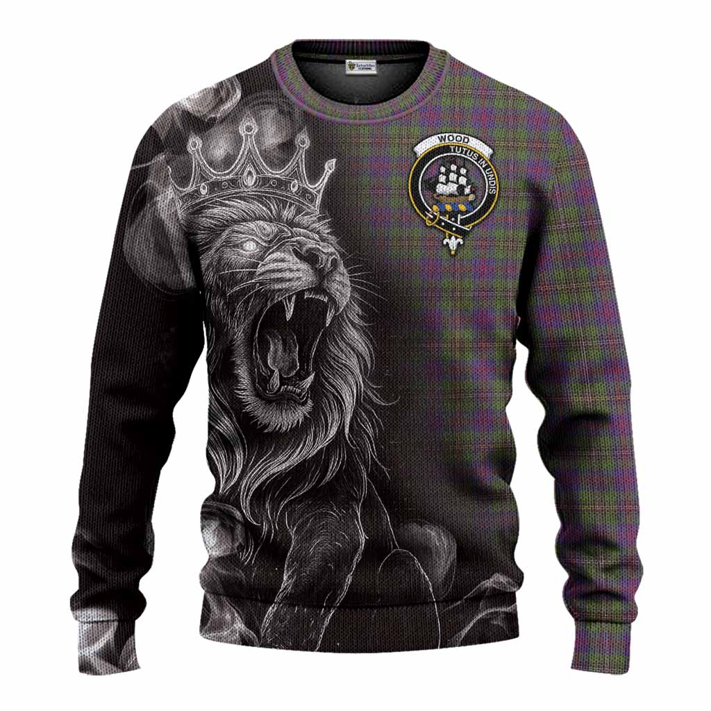 Wood Tartan Knitted Sweater Roaring Lion Heritage