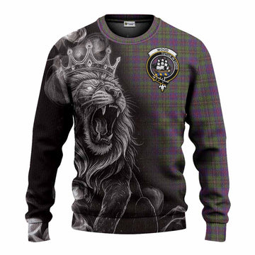 Wood Tartan Knitted Sweater Roaring Lion Heritage