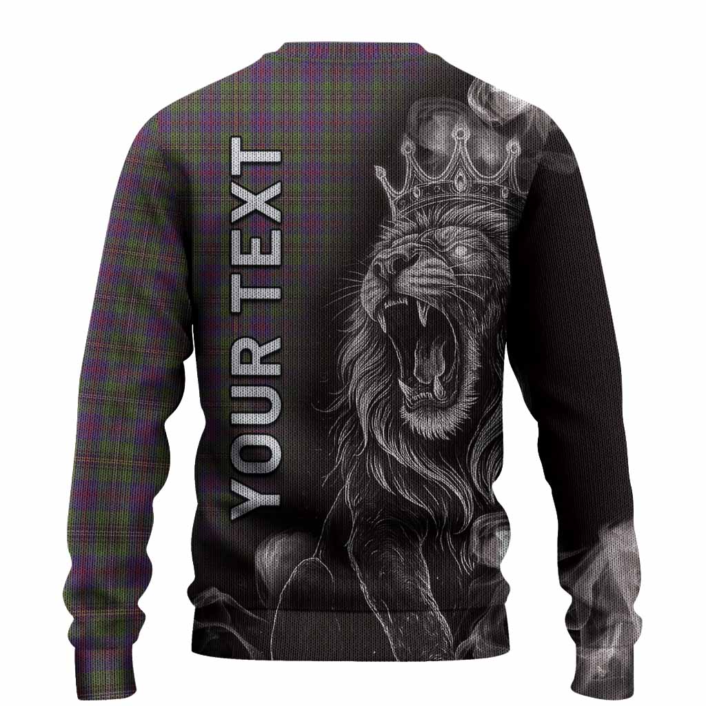 Wood Tartan Knitted Sweater Roaring Lion Heritage
