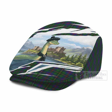 Wood Tartan Loch Ness Monster Scottish Heritage Art Flat Cap, Jeff Cap