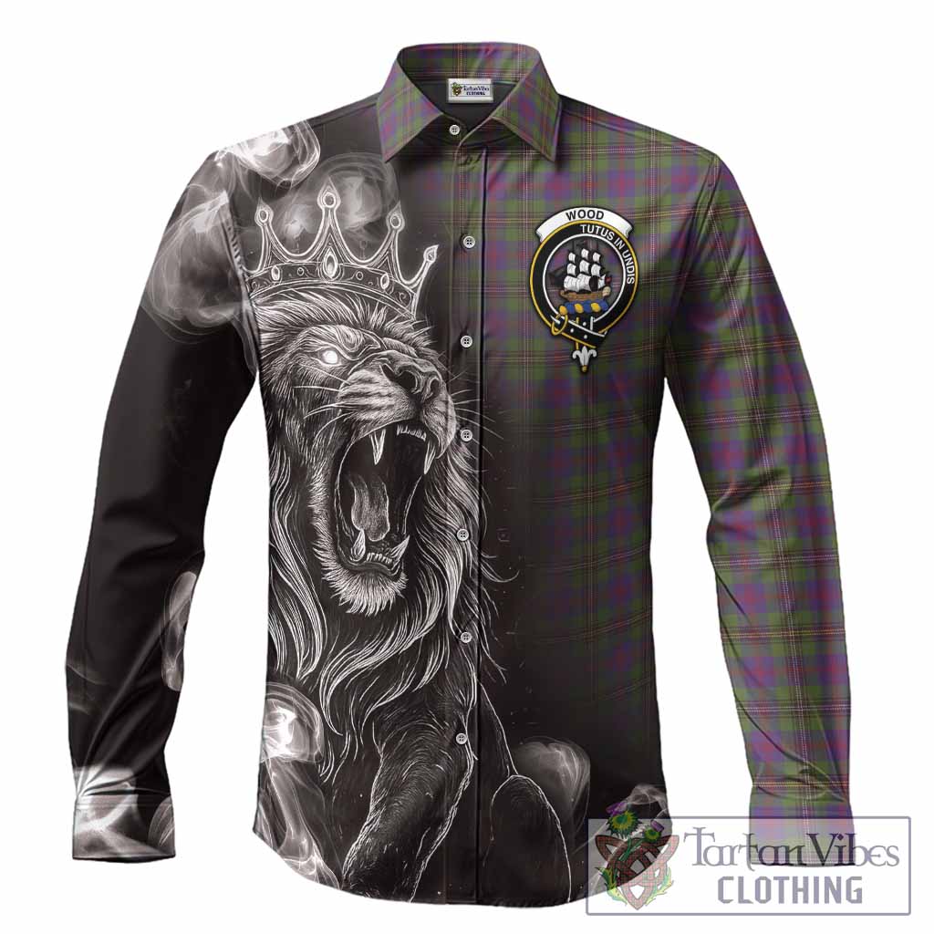 Wood Tartan Long Sleeve Button Shirts Roaring Lion Heritage