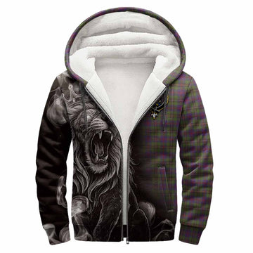 Wood Tartan Sherpa Hoodie Roaring Lion Heritage