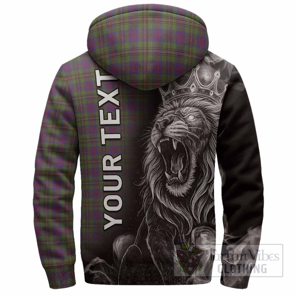 Wood Tartan Sherpa Hoodie Roaring Lion Heritage