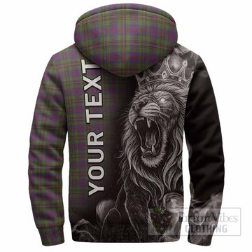 Wood Tartan Sherpa Hoodie Roaring Lion Heritage
