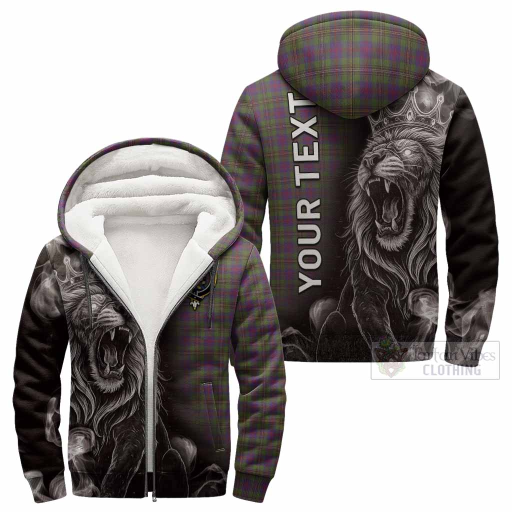 Wood Tartan Sherpa Hoodie Roaring Lion Heritage