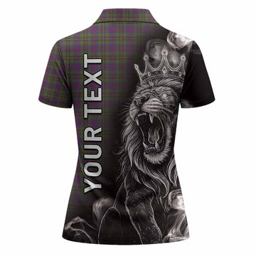 Wood Tartan Women Polo Shirt Roaring Lion Heritage