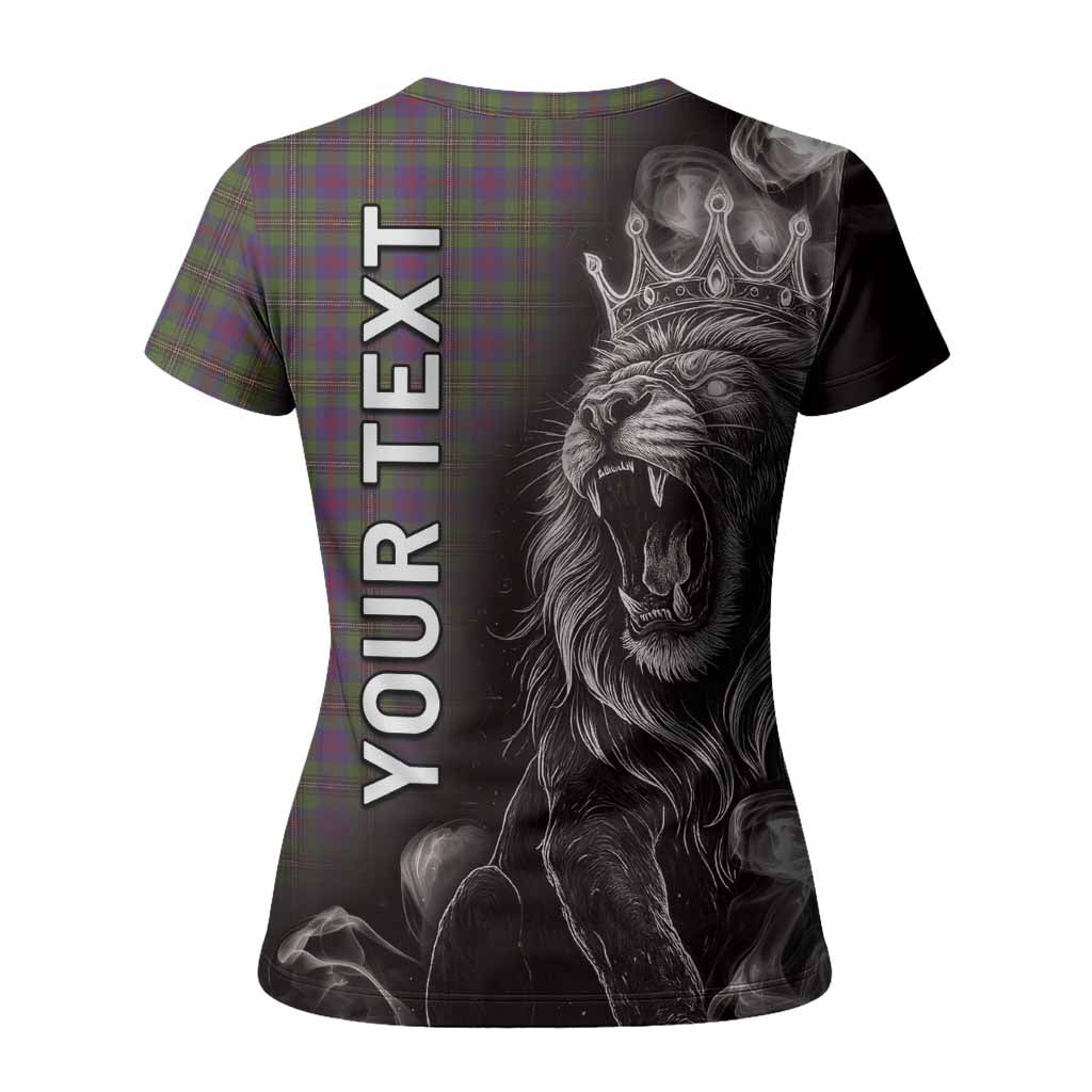 Wood Tartan Women T shirt Roaring Lion Heritage