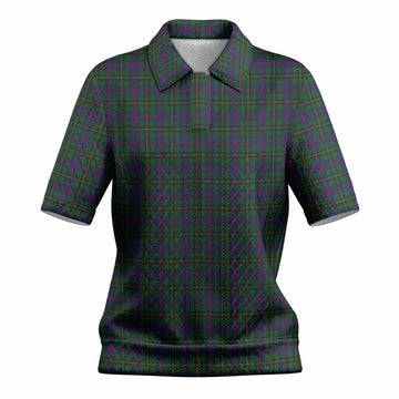 Wood Tartan Women’s Polo Sweater Top