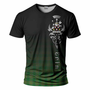 Woodford Irish Clan T-Shirt with Coat of Arms Erin Go Bragh Celtic Inspired