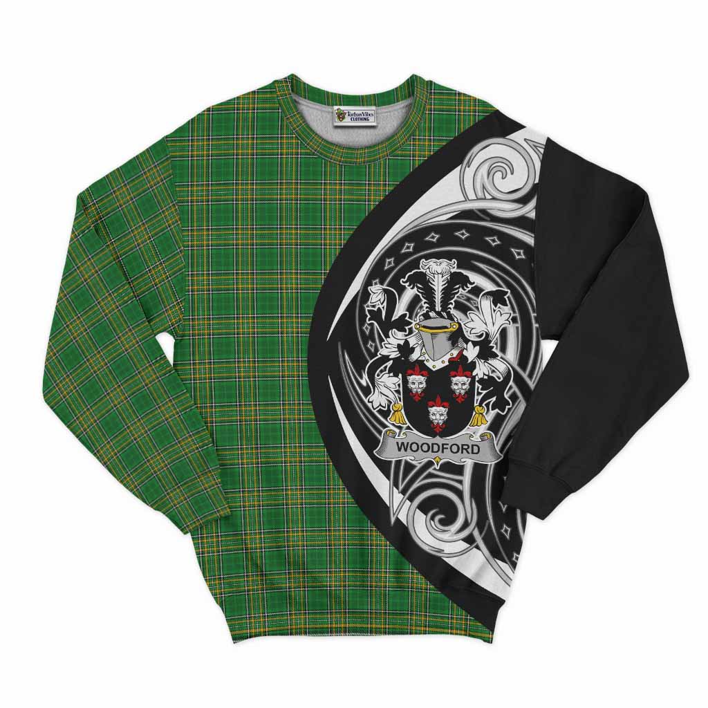 Tartan Vibes Clothing Woodford Irish Clan Sweatshirt Celtic Circle Style