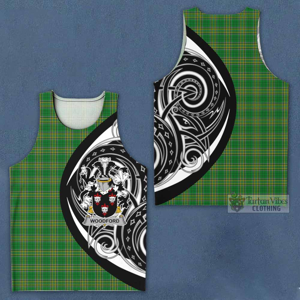 Tartan Vibes Clothing Woodford Irish Clan Men's Tank Top Celtic Circle Style