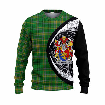Tartan Vibes Clothing Wormington Irish Clan Knitted Sweater Celtic Circle Style