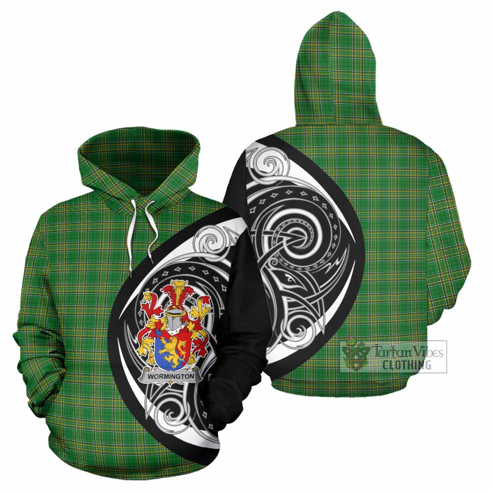 Wormington Irish Clan Hoodie Celtic Circle Style - Tartan Vibes Clothing