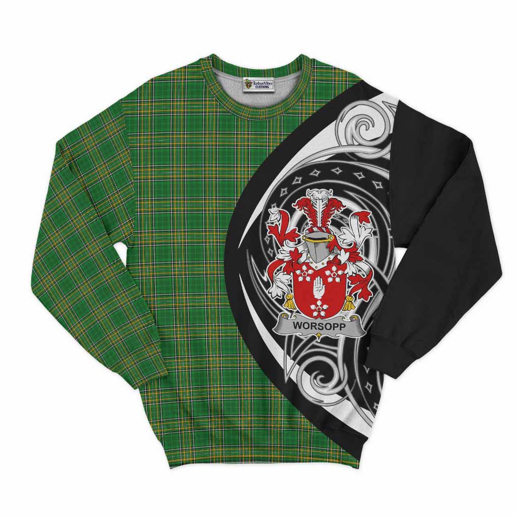 Worsopp Irish Clan Sweatshirt Celtic Circle Style Unisex - Tartan Vibes Clothing