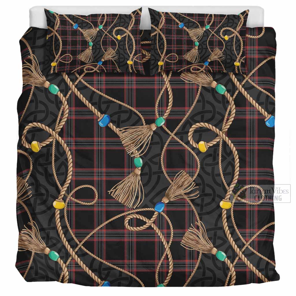 WoS Scottish Tartan Twisted Ropes Stylized Bedding Set UK Bedding Set UK Super King 104*94 inch - Tartan Vibes Clothing