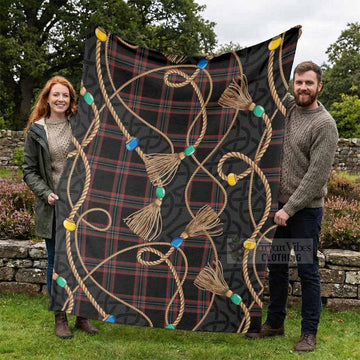 WoS Scottish Tartan Twisted Ropes Stylized Blanket - Tartan Vibes Clothing