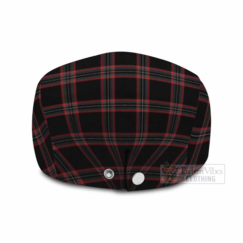 WoS Tartan Flat Cap, Jeff Cap Scottish Stag Thistle Floral Art