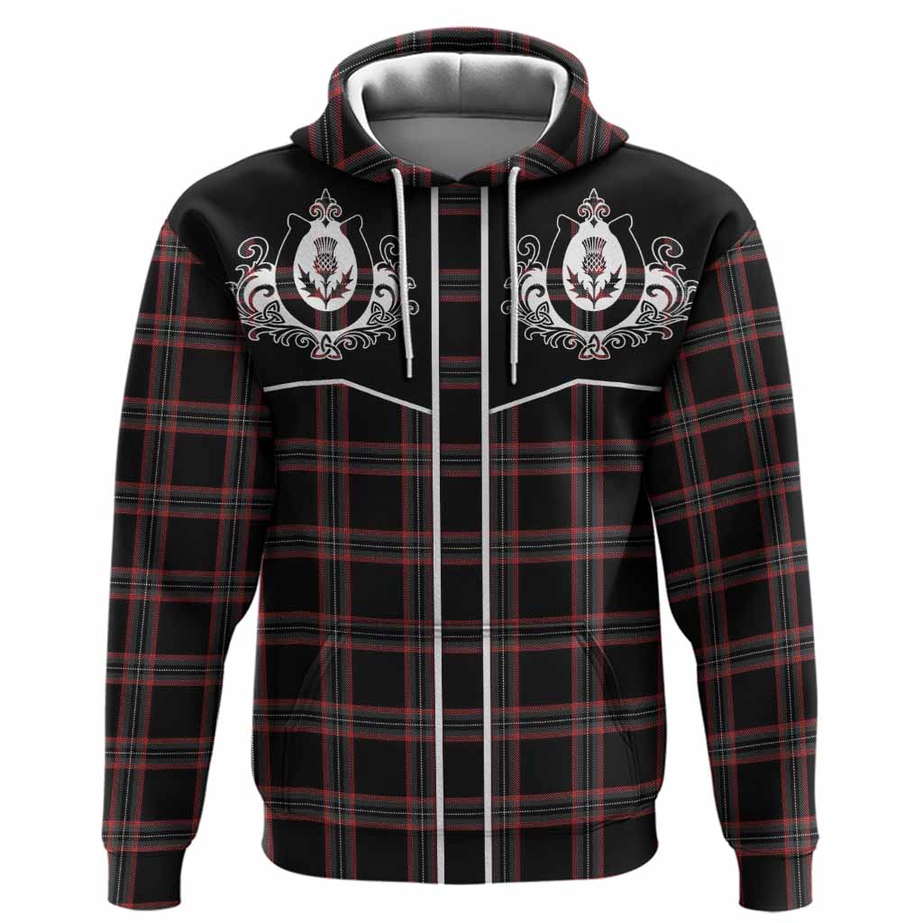 WoS Tartan Hoodie Horseshoe Ornament Pullover Hoodie - Tartan Vibes Clothing