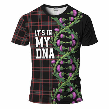 WoS Tartan T-Shirt Scottish Identity Thistle Flower DNA Strand Art
