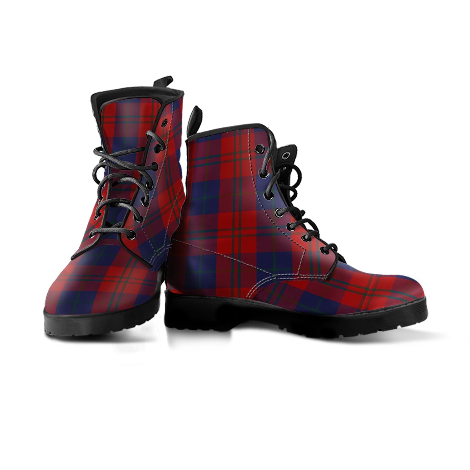 Wotherspoon Tartan Leather Boots Men' Boots - Tartan Vibes Clothing