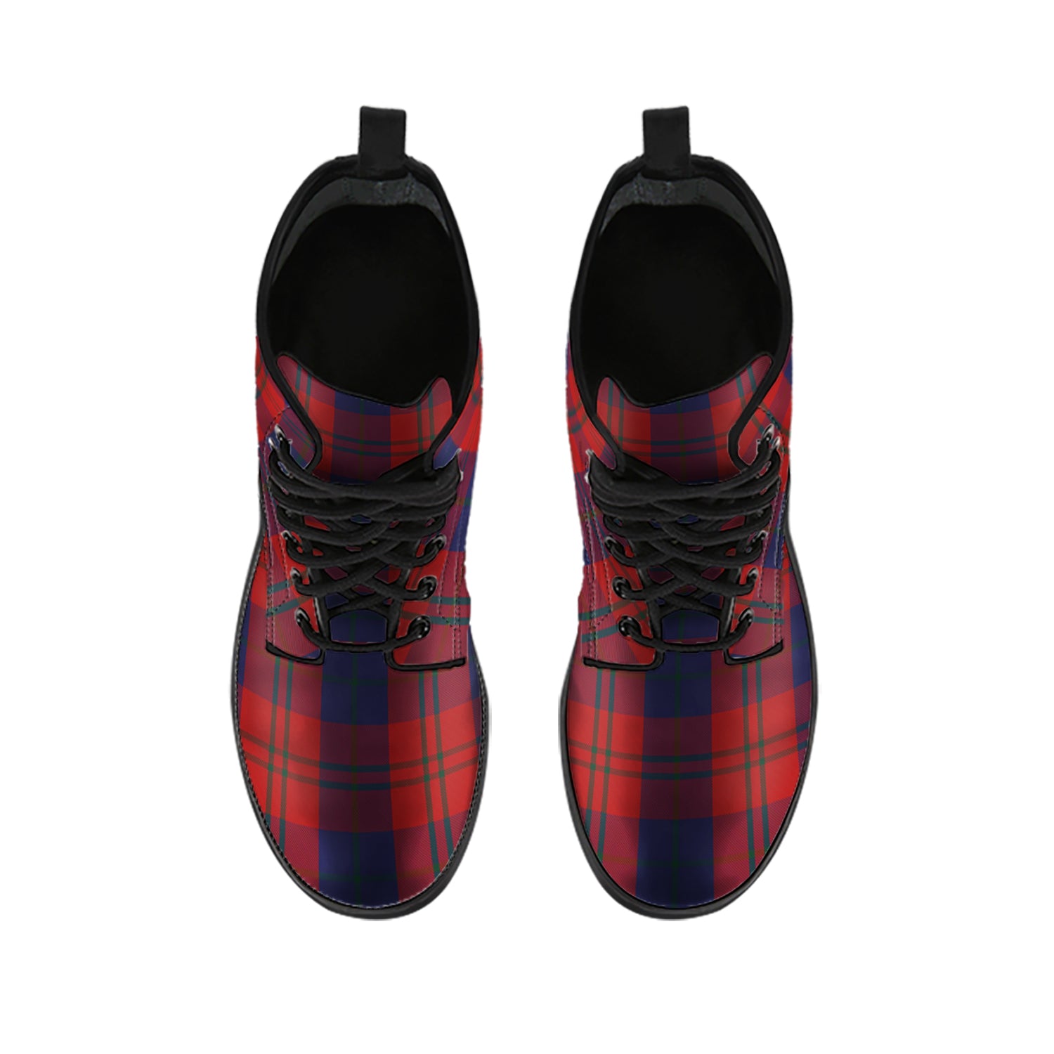 Wotherspoon Tartan Leather Boots - Tartan Vibes Clothing
