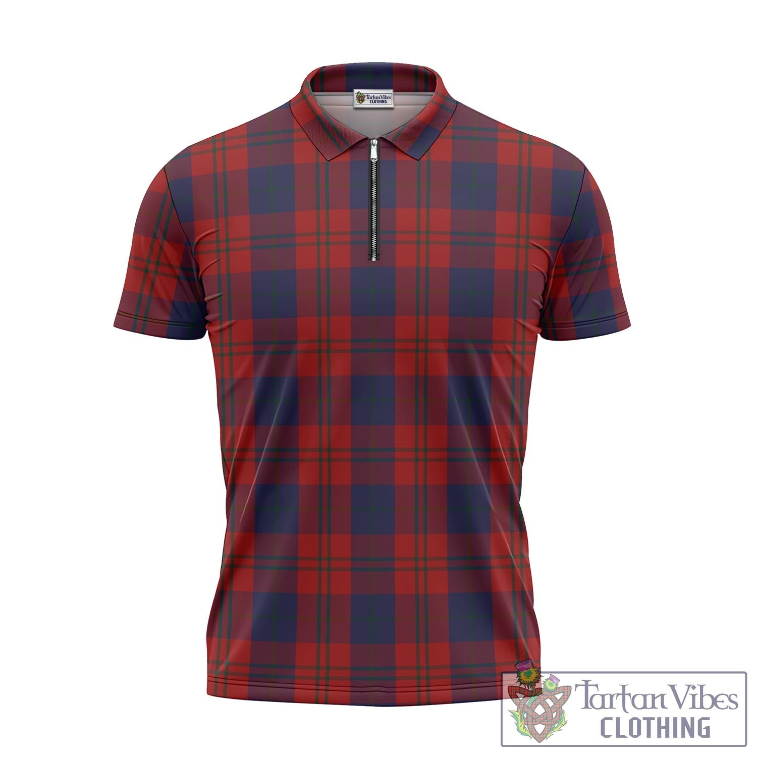 Wotherspoon Tartan Zipper Polo Shirt - Tartan Vibes Clothing