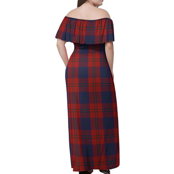 Wotherspoon Tartan Off Shoulder Long Dress - Tartan Vibes Clothing