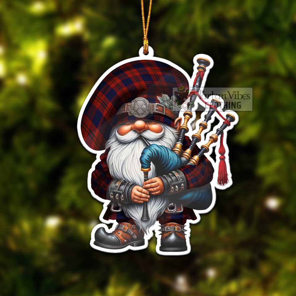 Tartan Vibes Clothing Wotherspoon Tartan Badpiper Gnome Christmas Ornament