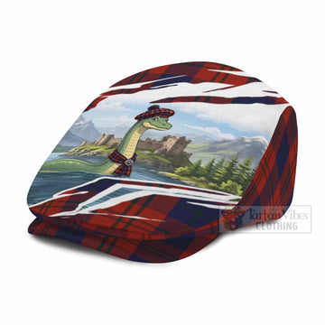 Wotherspoon Tartan Loch Ness Monster Scottish Heritage Art Flat Cap, Jeff Cap