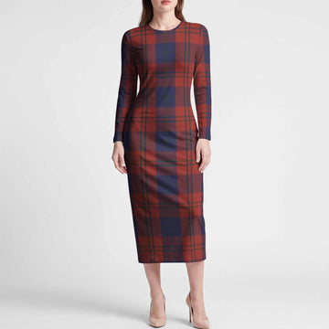 Wotherspoon Tartan Long Sleeve Bodycon Midi Dress