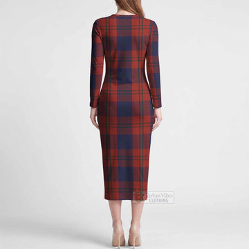 Wotherspoon Tartan Long Sleeve Bodycon Midi Dress