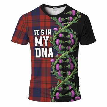 Wotherspoon Tartan T-Shirt Scottish Identity Thistle Flower DNA Strand Art