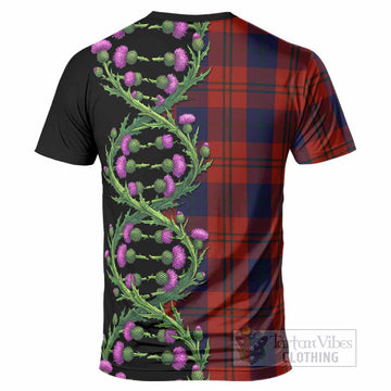 Wotherspoon Tartan T-Shirt Scottish Identity Thistle Flower DNA Strand Art