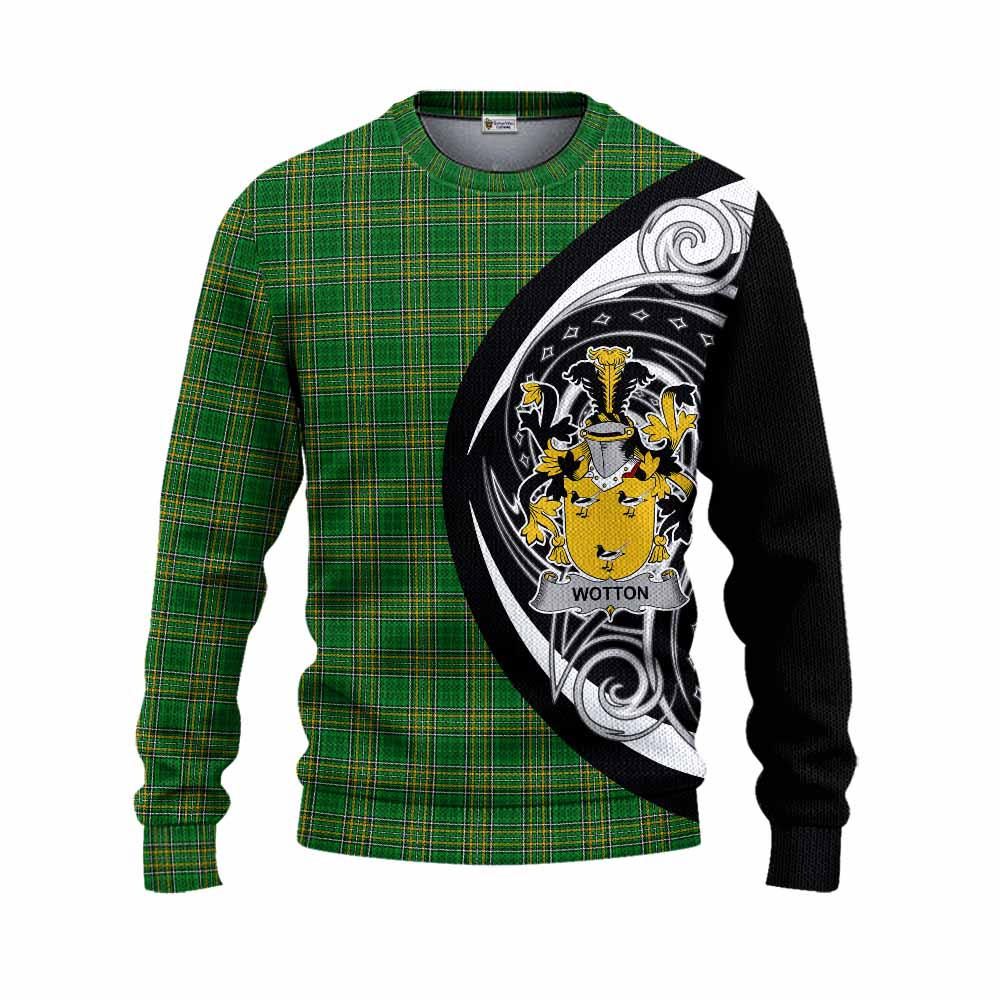 Tartan Vibes Clothing Wotton Irish Clan Knitted Sweater Celtic Circle Style