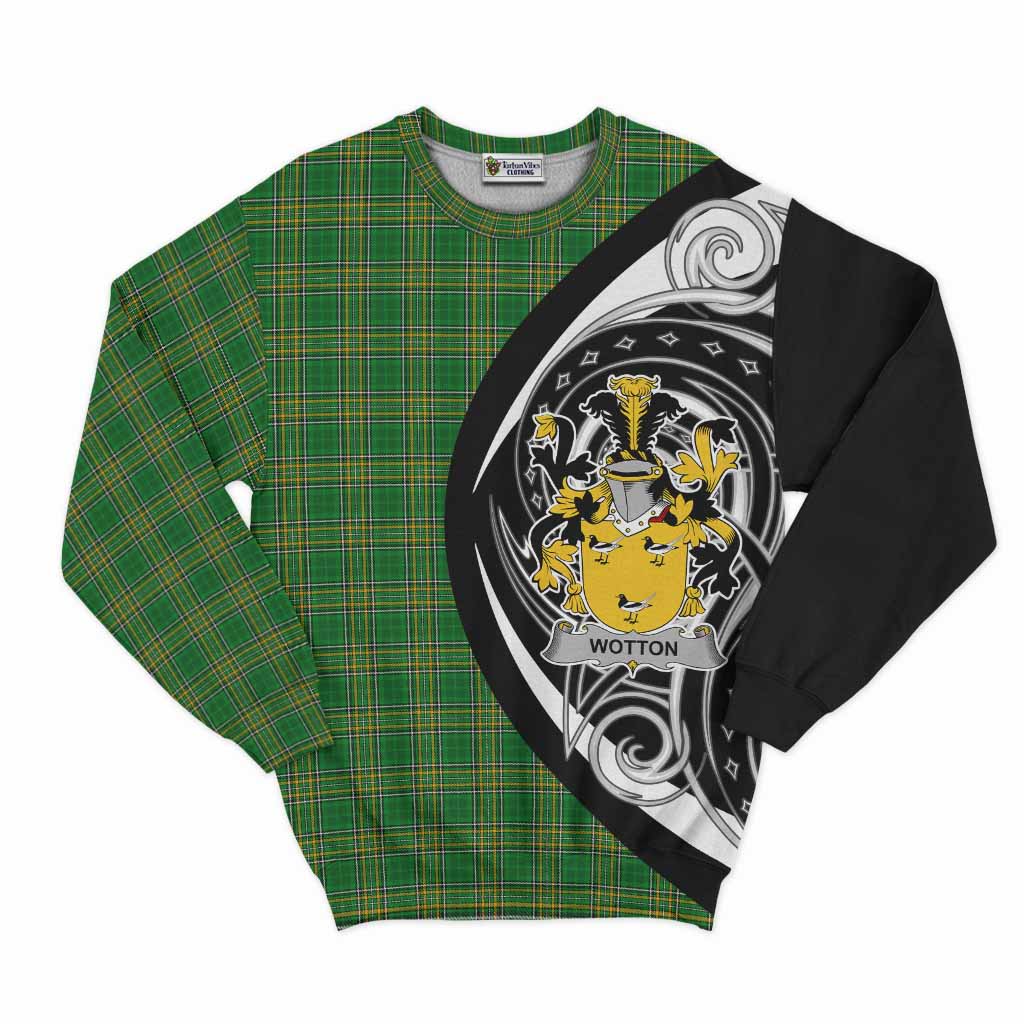 Tartan Vibes Clothing Wotton Irish Clan Sweatshirt Celtic Circle Style
