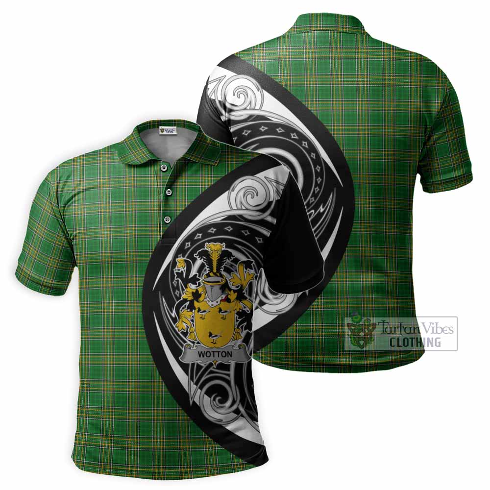 Tartan Vibes Clothing Wotton Irish Clan Polo Shirt Celtic Circle Style
