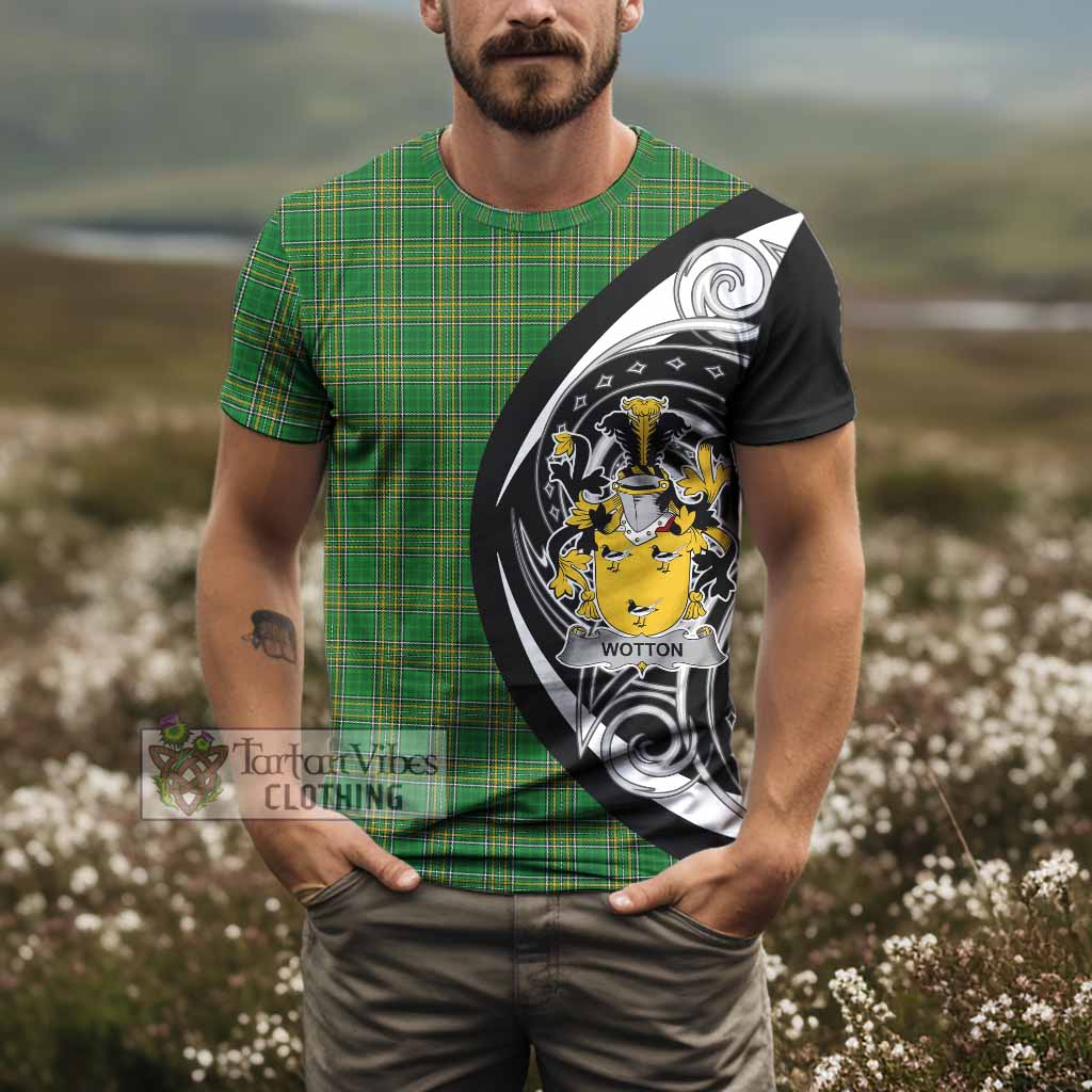 Tartan Vibes Clothing Wotton Irish Clan T-Shirt Celtic Circle Style